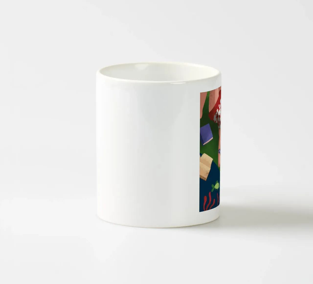 Sogni di sirena subacquea tazza in ceramica da Solace Light