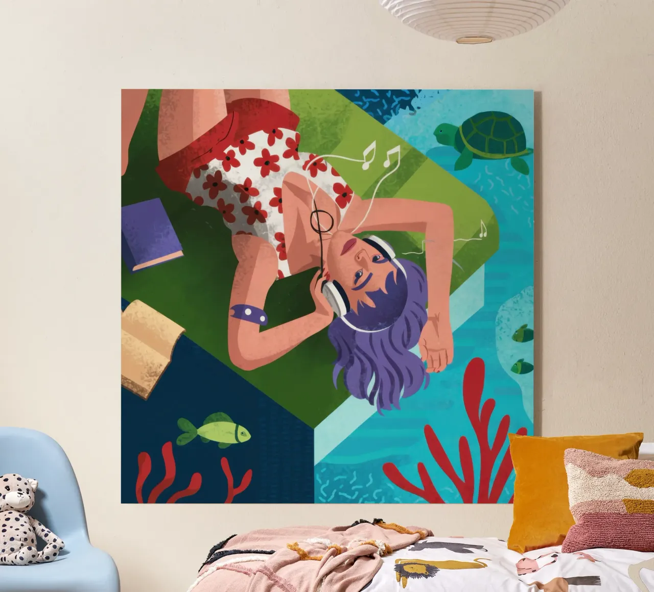 Sogni di sirena subacquea plexiglass da Solace Light