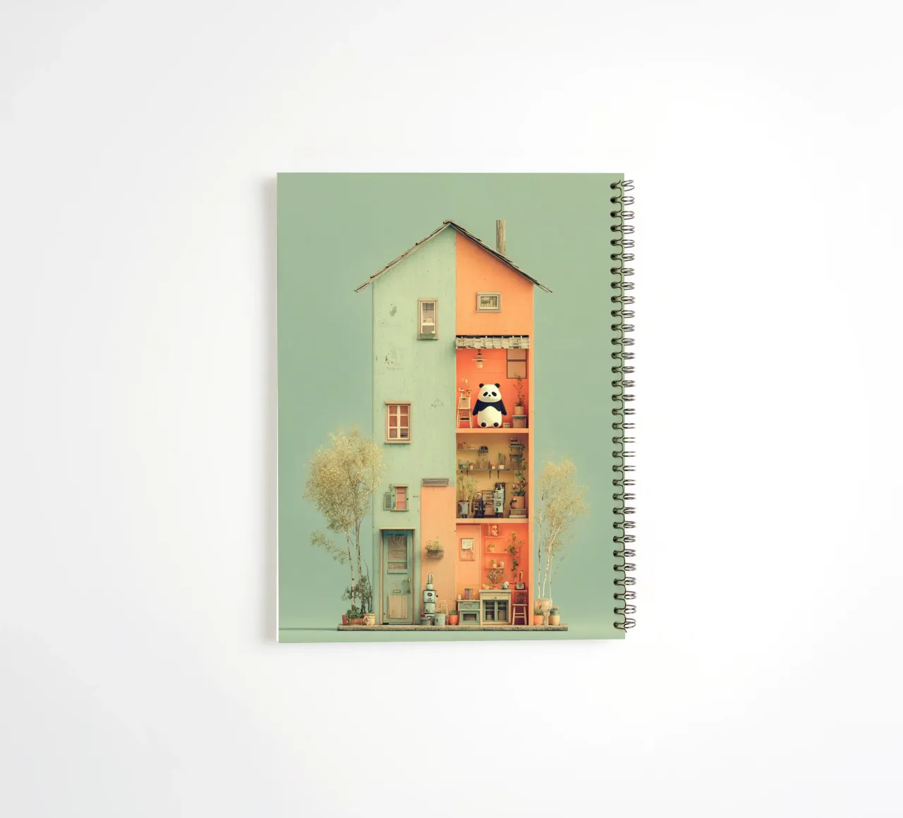 Panda's Tiny Home Ringbuch von wonderfolk