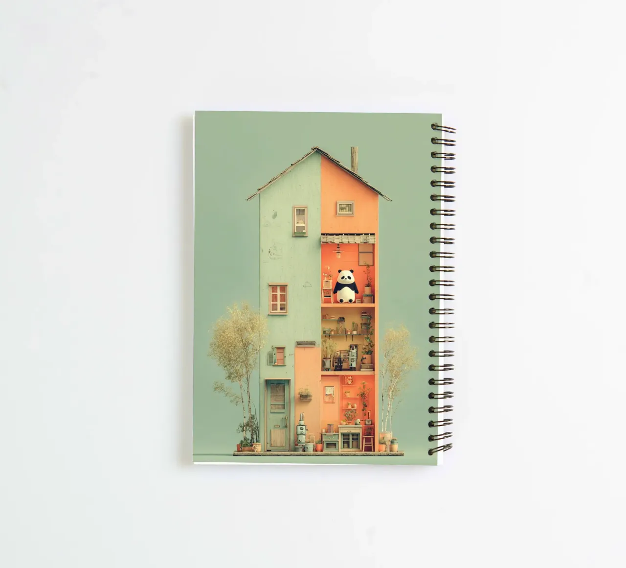 Panda's Tiny Home Ringbuch von wonderfolk