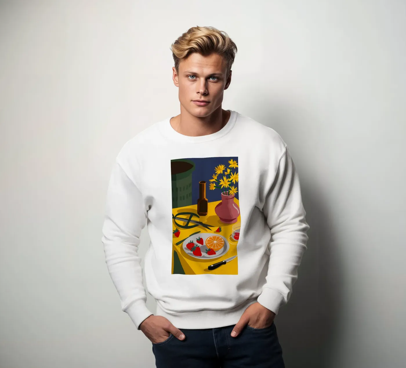 Désordre artistique sur la table sweat de Sun Riser