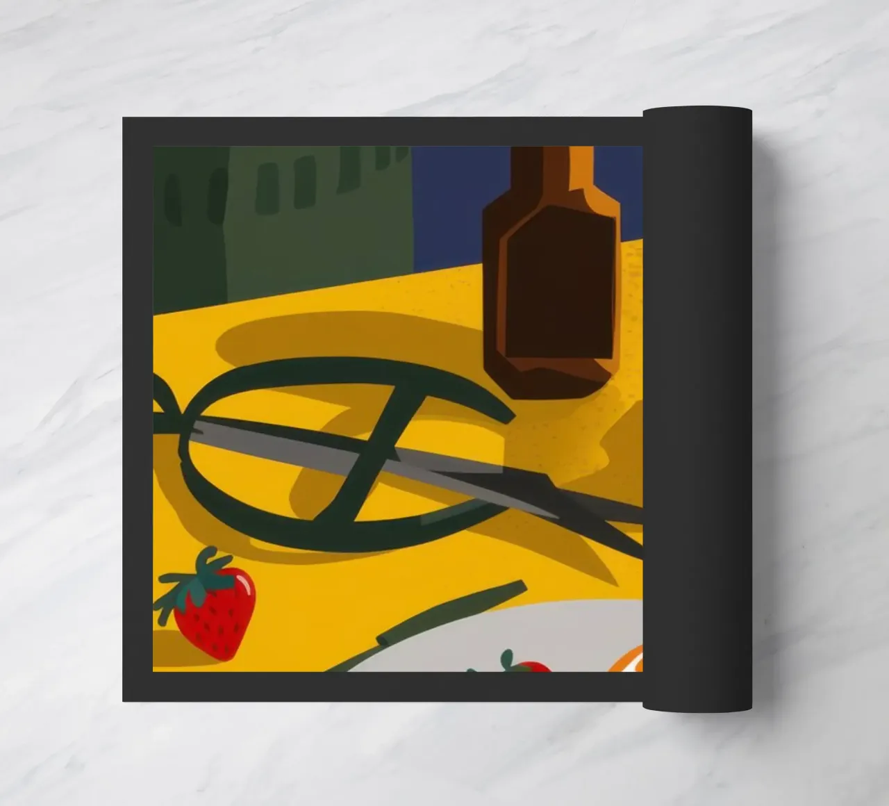 Artistic Table Clutter doormat by Sun Riser