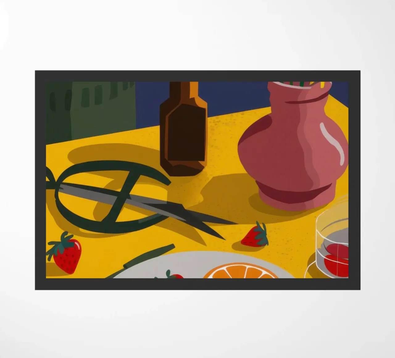 Artistic Table Clutter doormat by Sun Riser