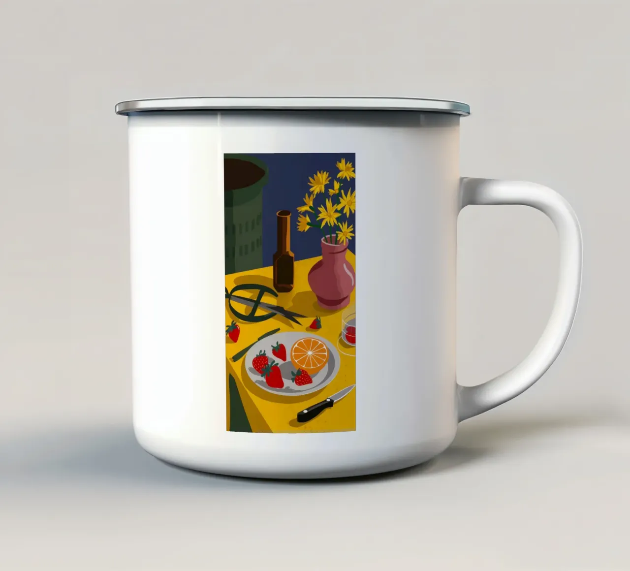 Ingombro artistico della tavola tazza in smalto da Sun Riser