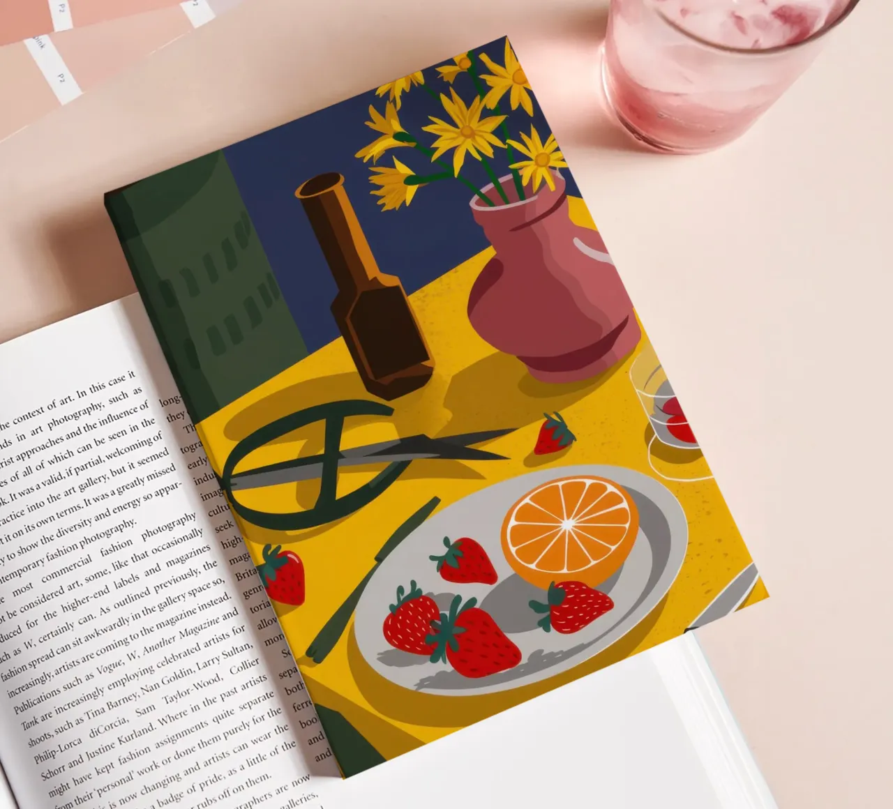 Artistic Table Clutter notebook by Sun Riser