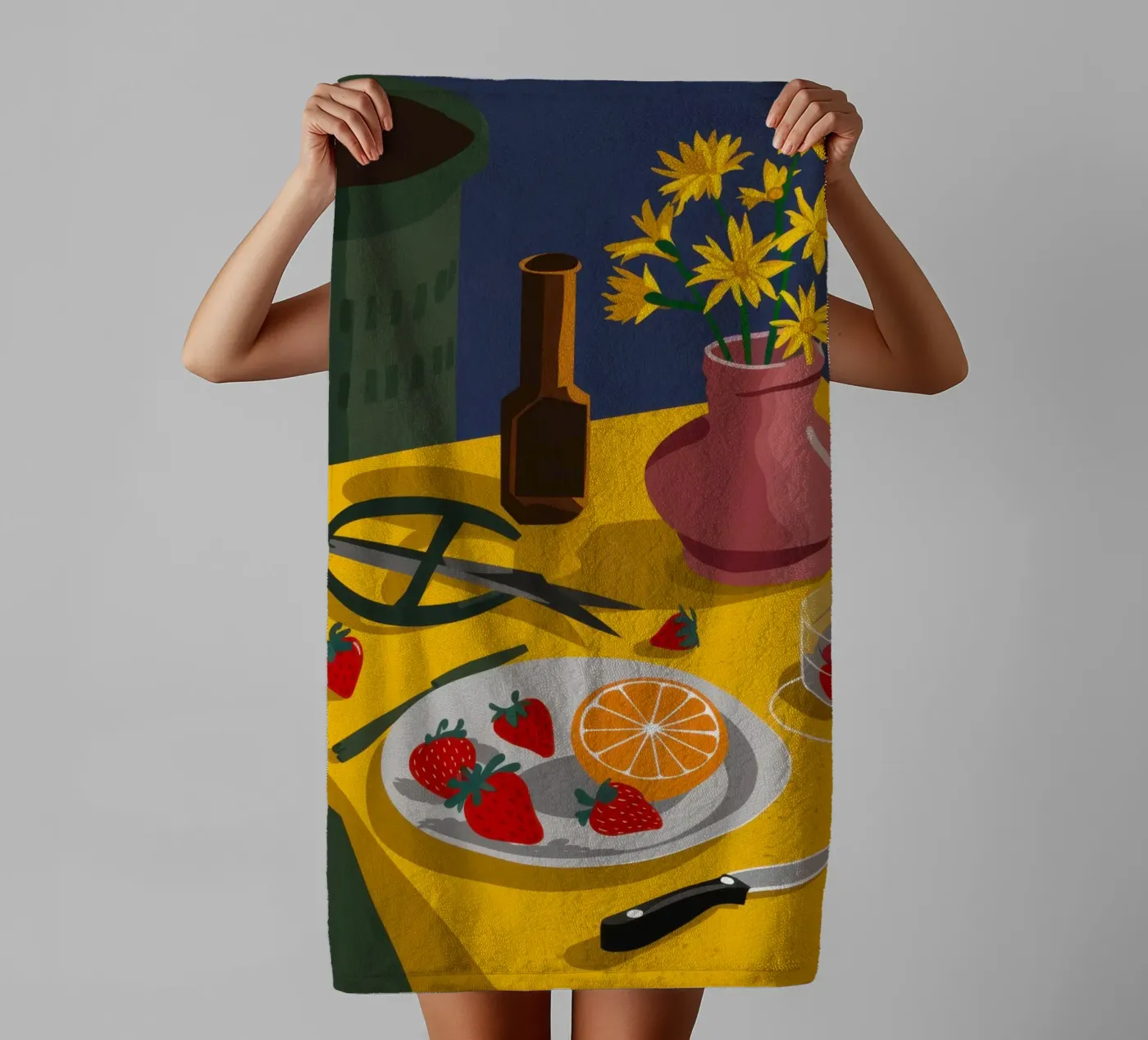 Artistic Table Clutter towel by Sun Riser