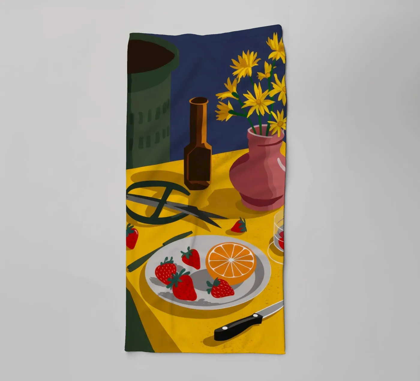 Artistic Table Clutter towel by Sun Riser