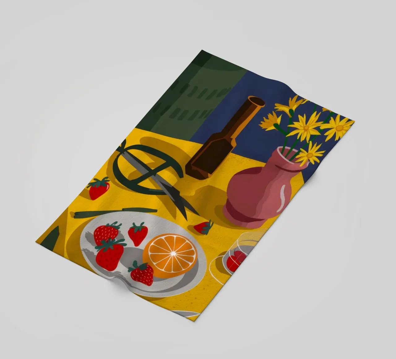 Ingombro artistico della tavola telo mare da Sun Riser