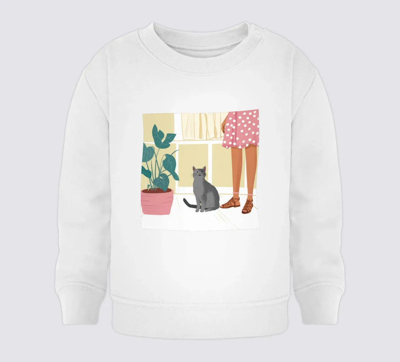 Compagno felino tranquillo felpa neonato da Solace Light