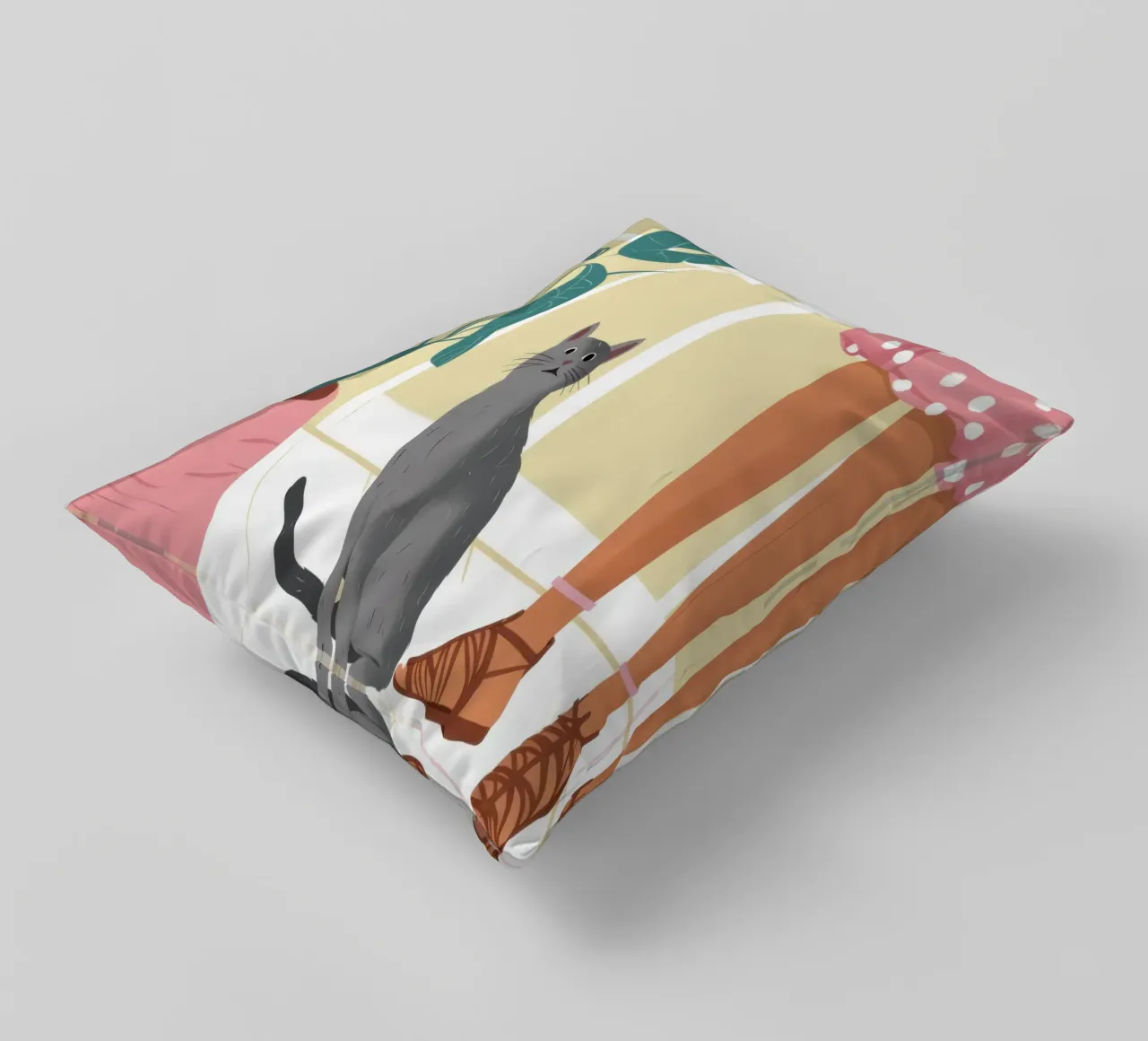 Compagno felino tranquillo cuscino da Solace Light