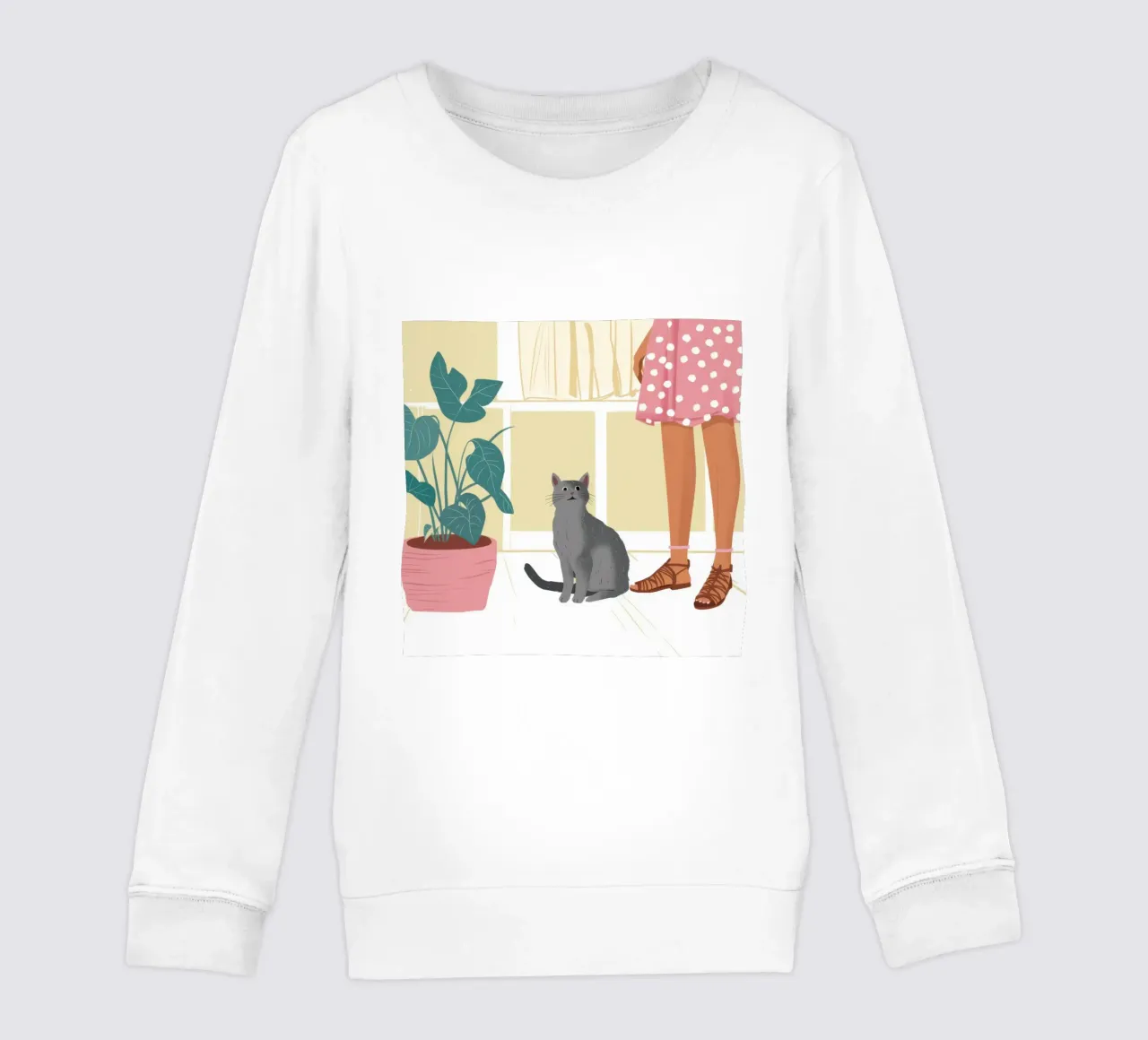 Compagno felino tranquillo felpa bambino da Solace Light