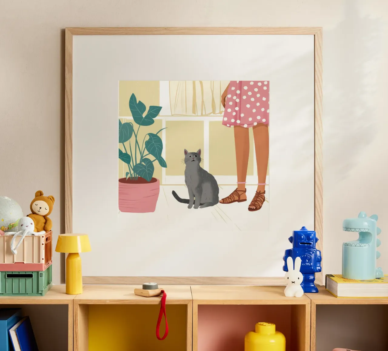 Compagno felino tranquillo poster da Solace Light