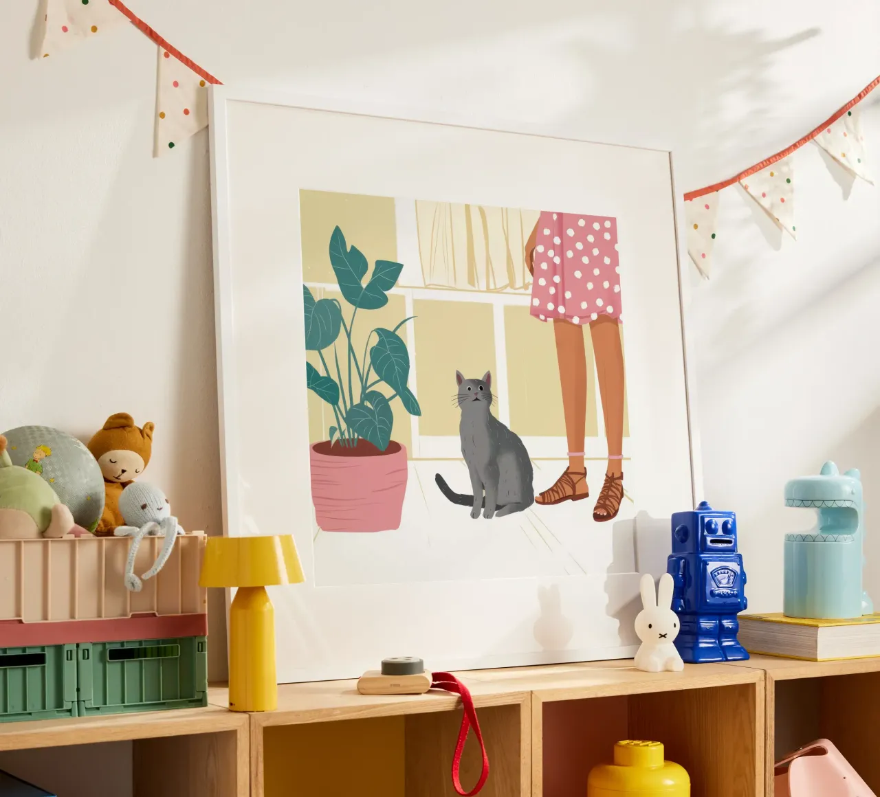 Compagno felino tranquillo poster da Solace Light