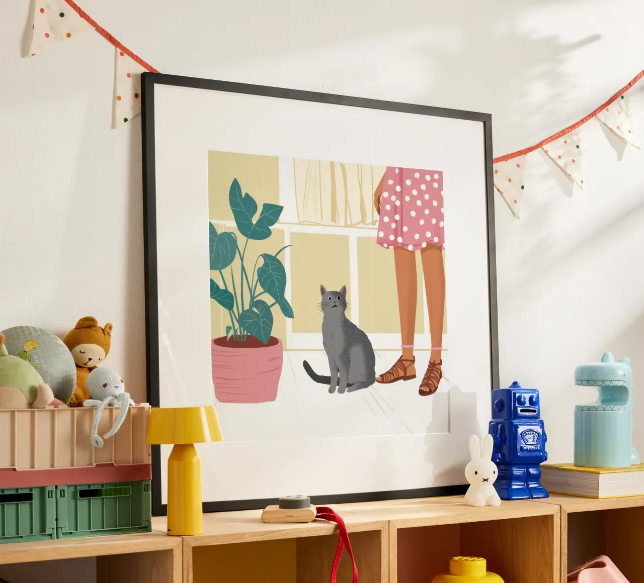 Compagno felino tranquillo poster da Solace Light