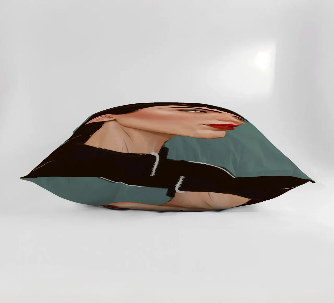 Ritratto moderno e intenso cuscino da Solace Light