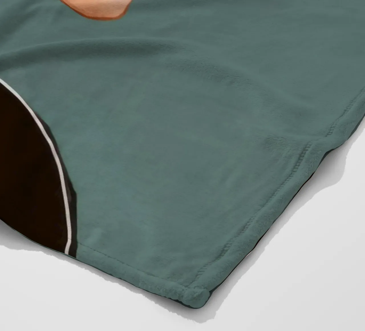 Ritratto moderno e intenso coperta in pile da Solace Light