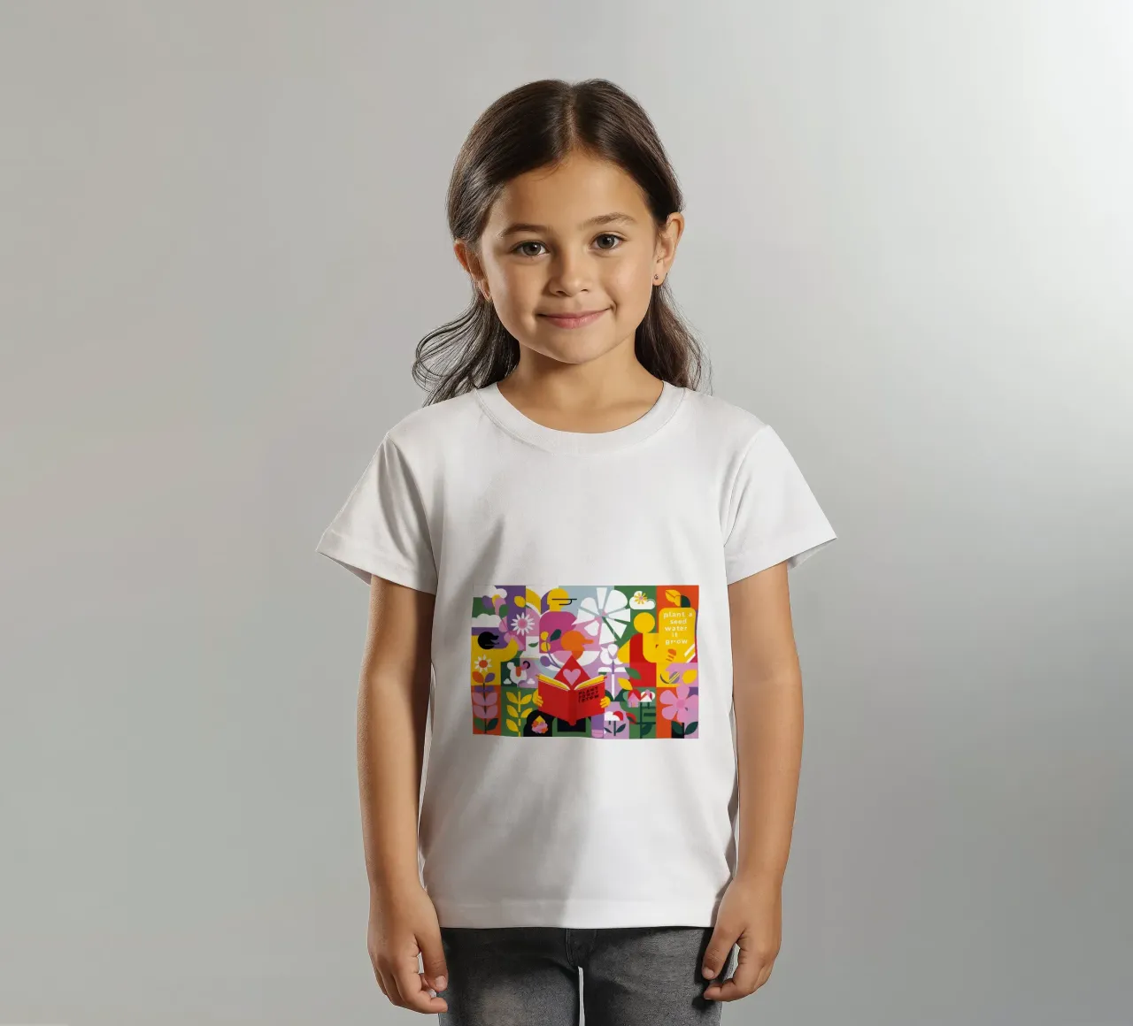 Reader New Leaf t-shirt bambini da Solace Light