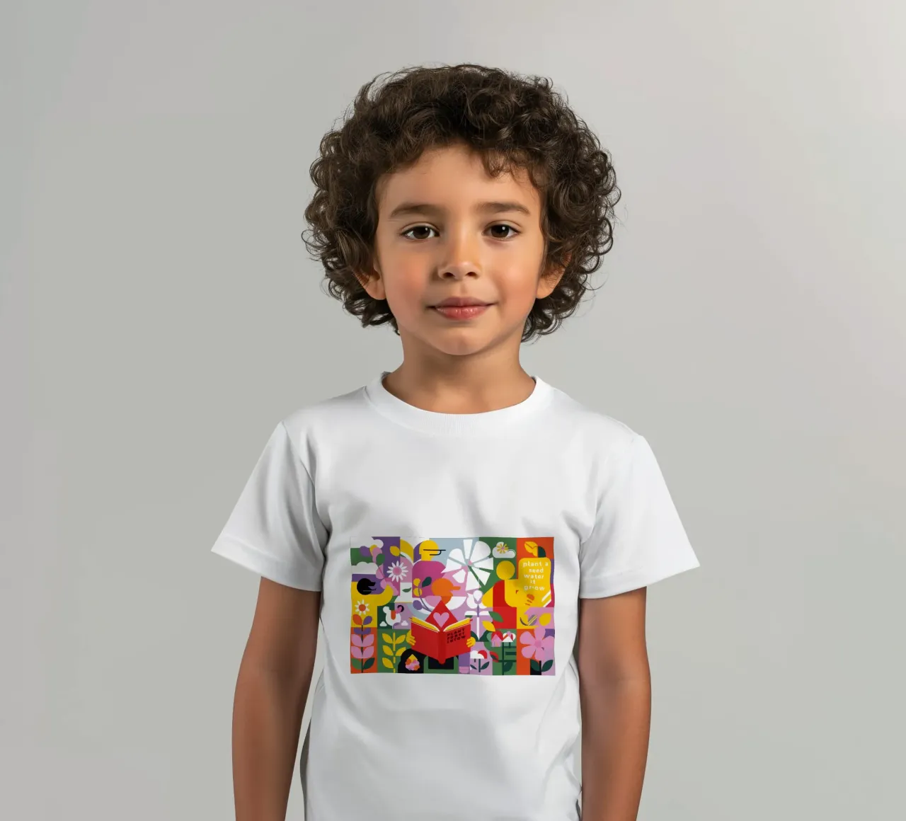 Reader New Leaf t-shirt bambini da Solace Light