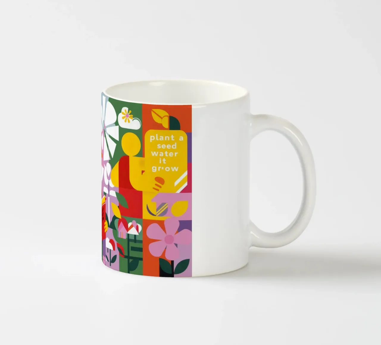 Reader New Leaf ceramic mug by Solace Light