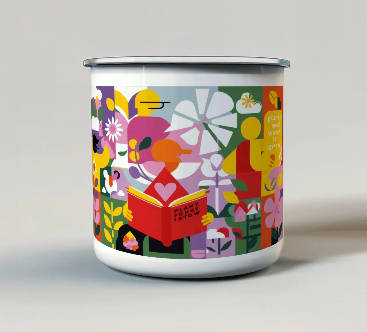 Lettore New Leaf tazza in smalto da Solace Light