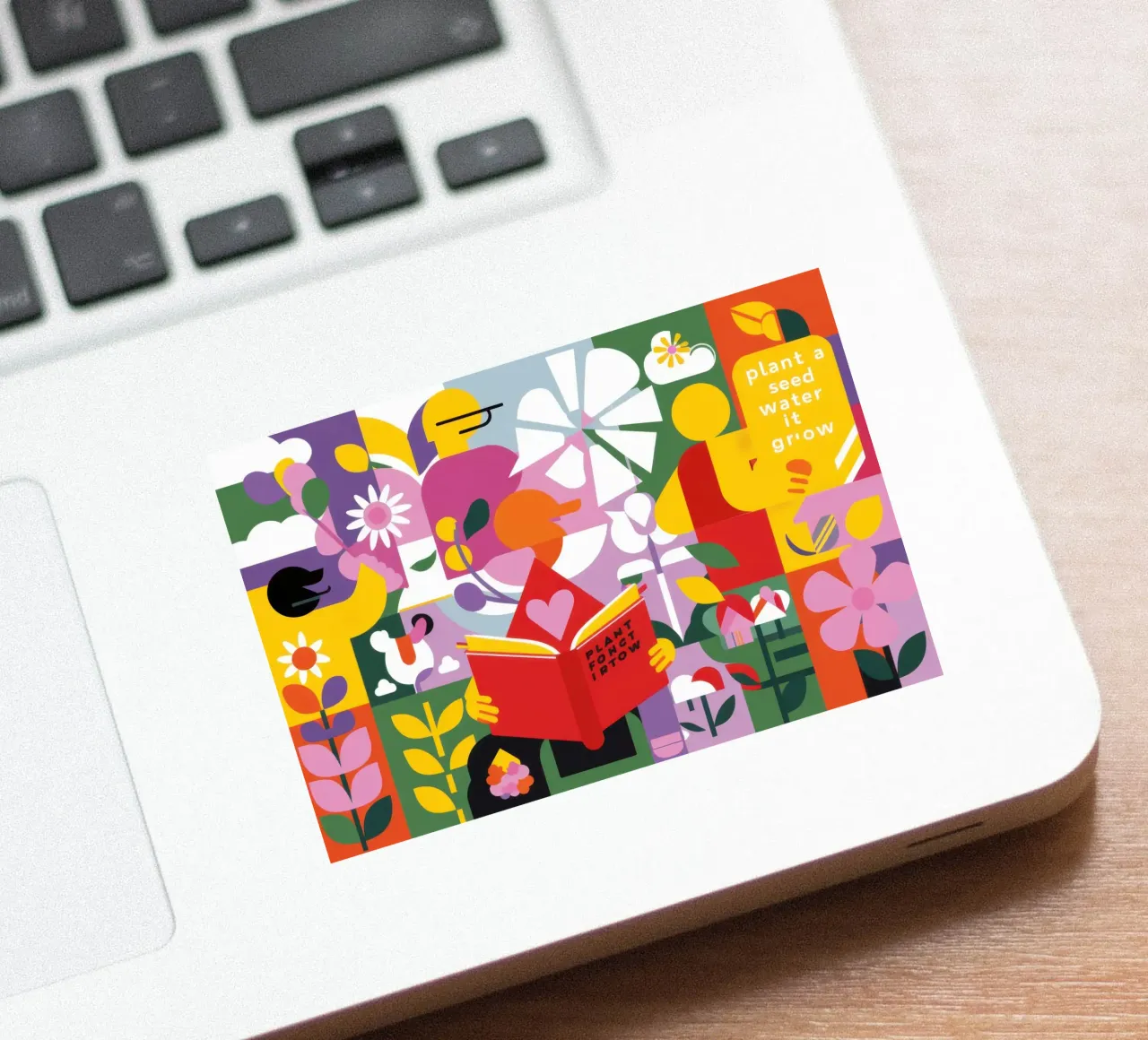 Reader New Leaf sticker by Solace Light