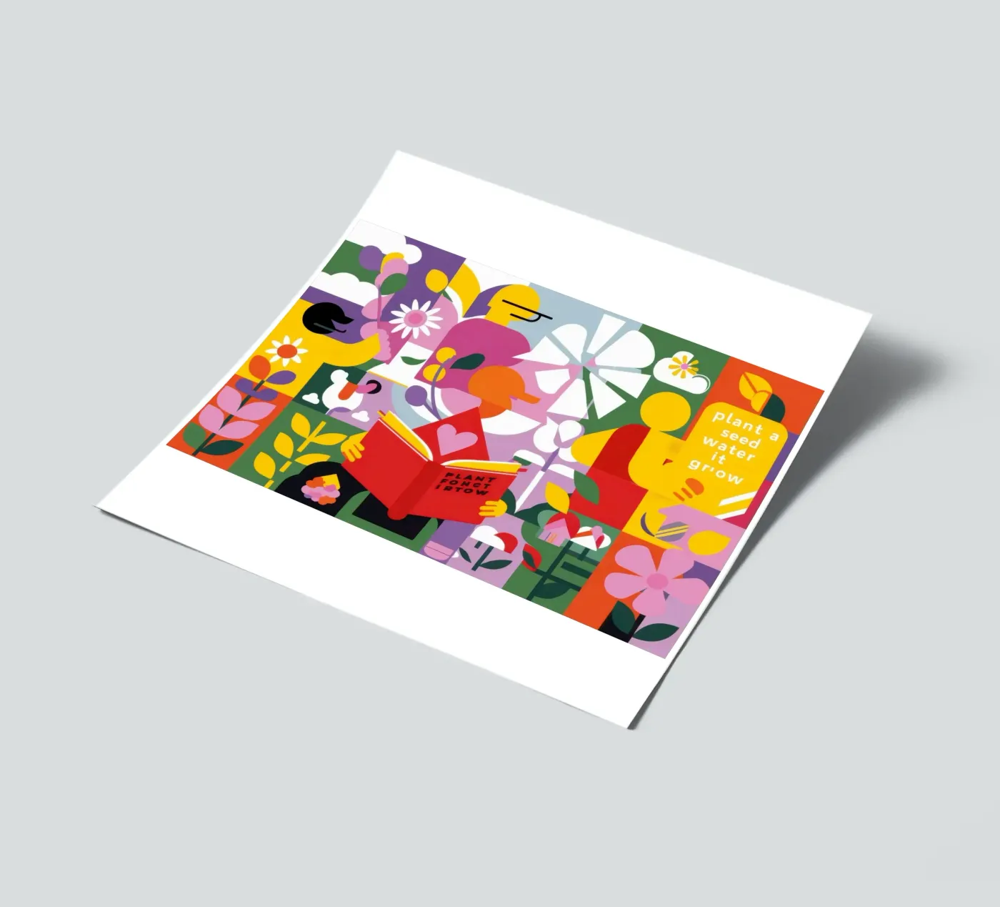 Reader New Leaf sticker sheet by Solace Light