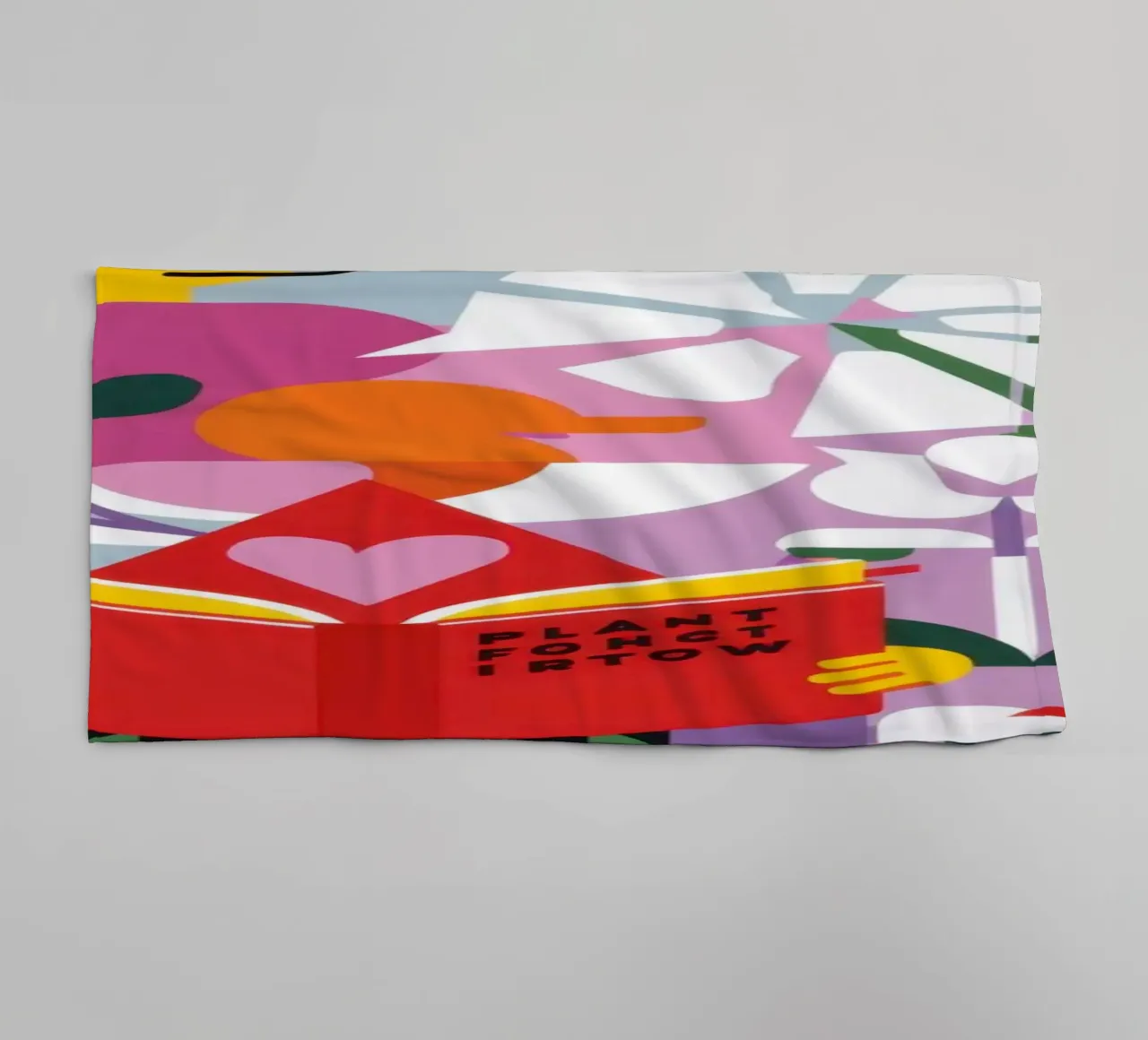 Lezer Nieuw Blad badhanddoek van Solace Light