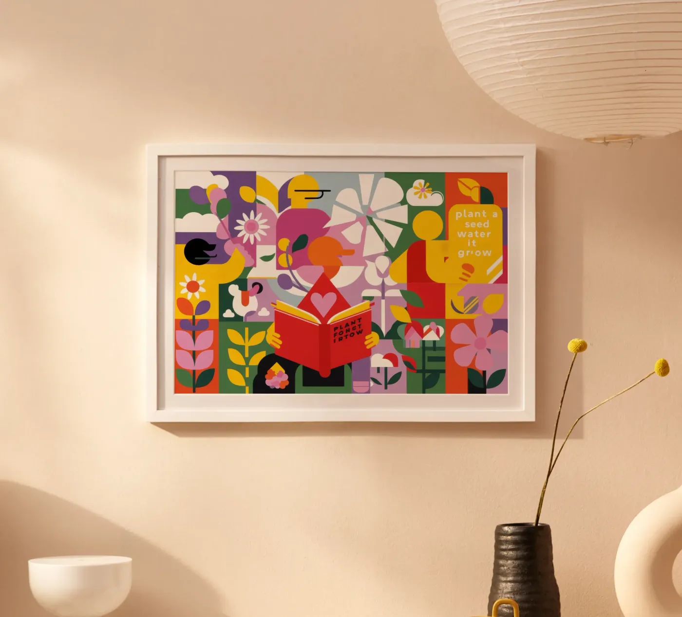 Reader New Leaf poster by Solace Light