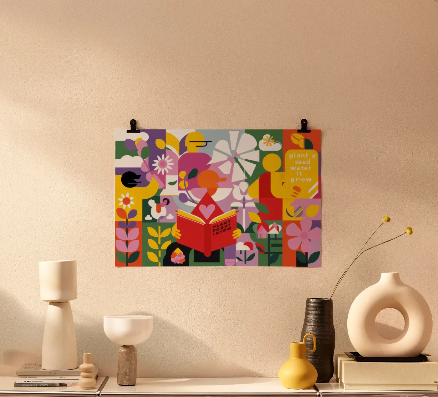Reader New Leaf poster by Solace Light