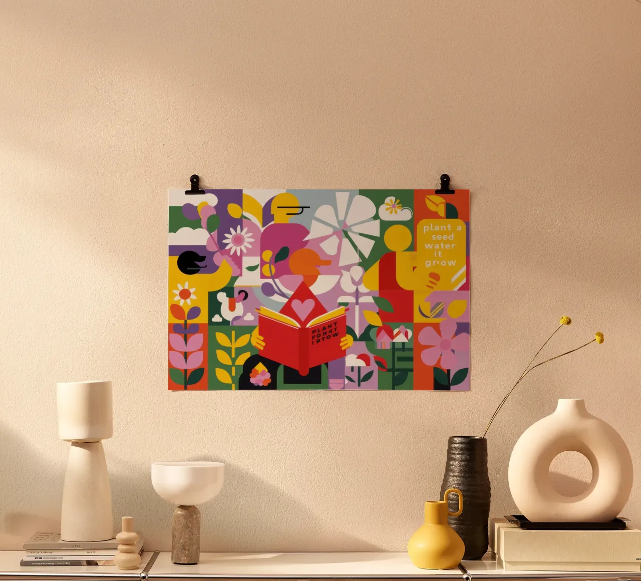 Reader New Leaf poster by Solace Light