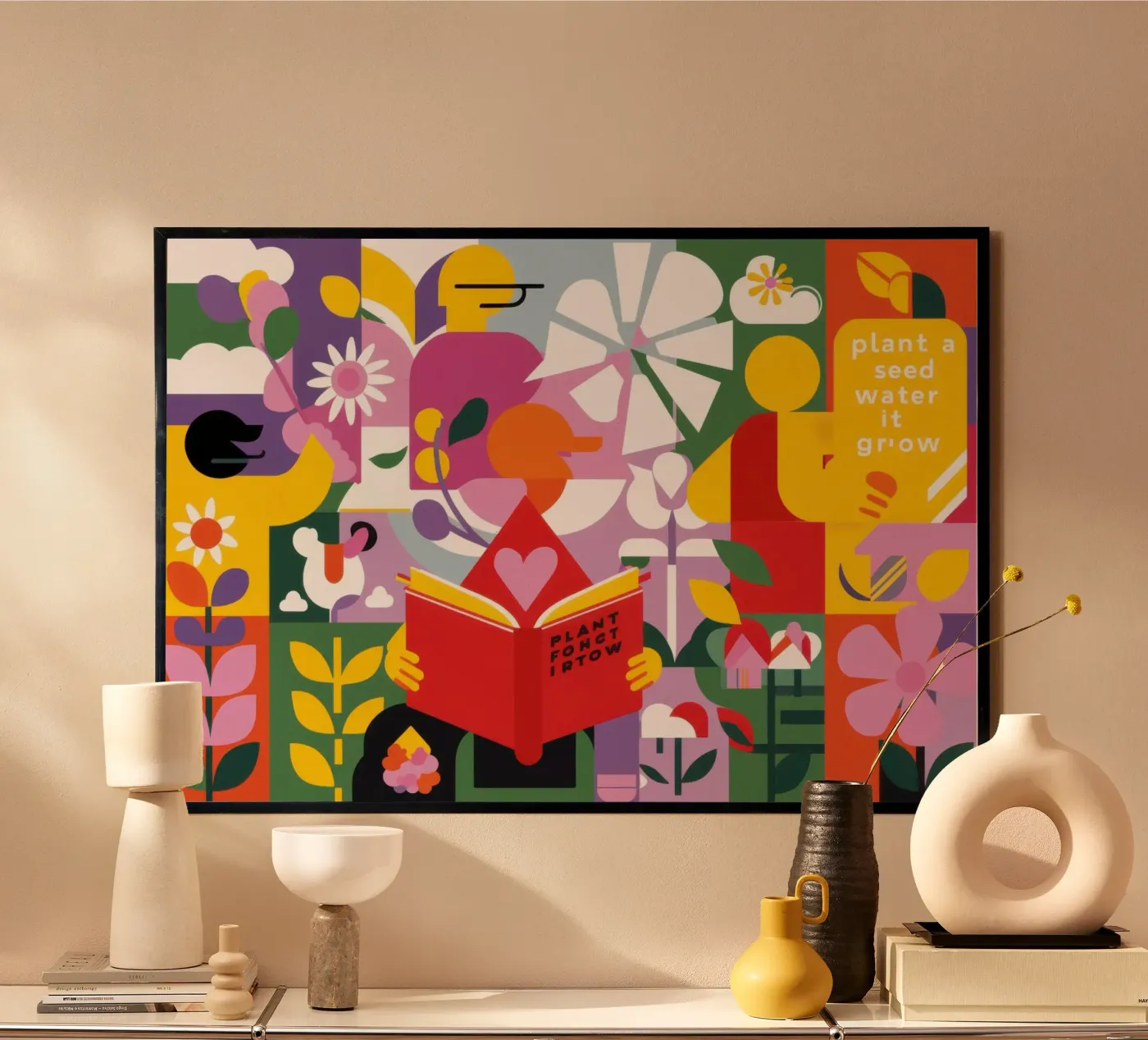 Reader New Leaf poster by Solace Light