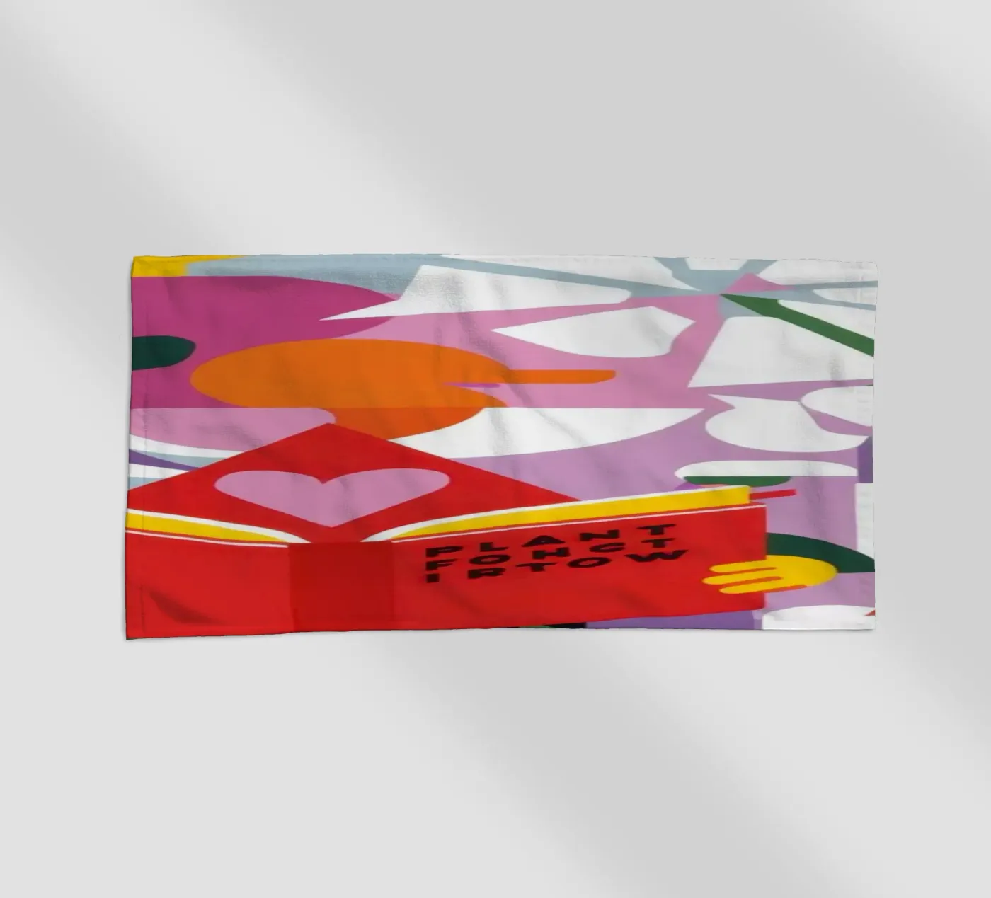 Reader New Leaf strandhanddoek van Solace Light