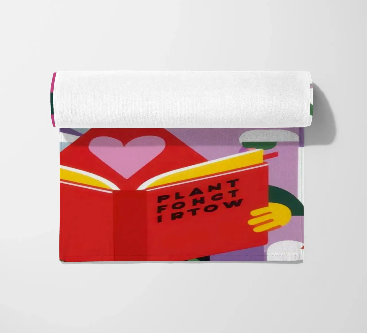 Lezer Nieuw Blad strandhanddoek van Solace Light