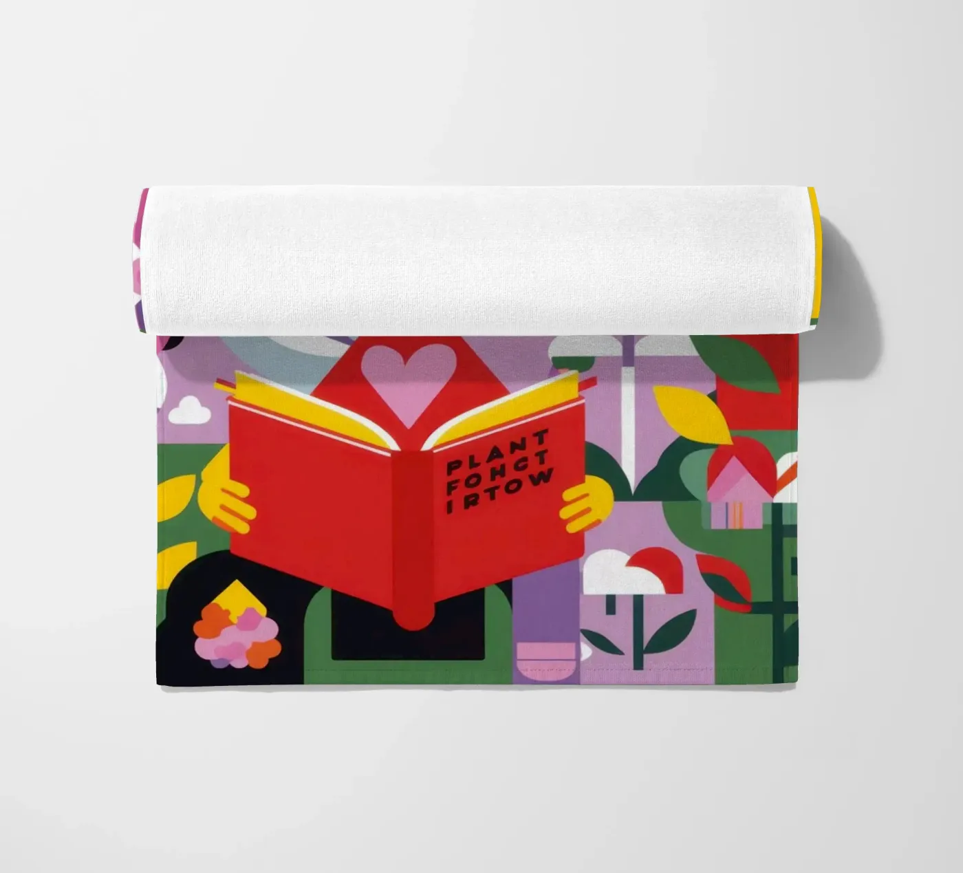 Reader New Leaf strandhanddoek van Solace Light