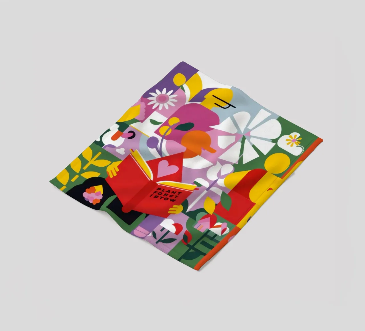 Reader New Leaf fleecedeken van Solace Light