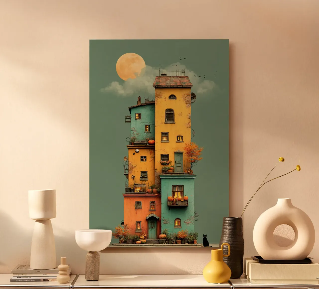 Halloween Tower alluminio dibond da wonderfolk