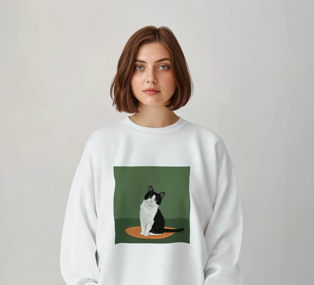 Gato esmoquin con aplomo sudadera de Solace Light