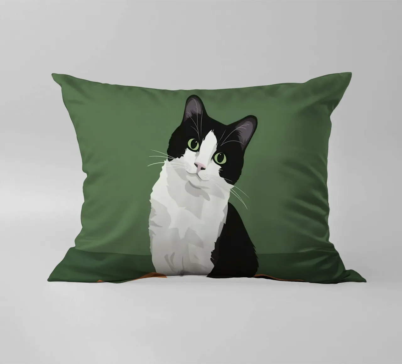 Gatto Tuxedo in posa cuscino da Solace Light