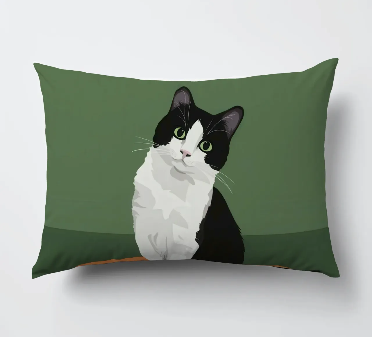 Gatto Tuxedo in posa cuscino da Solace Light
