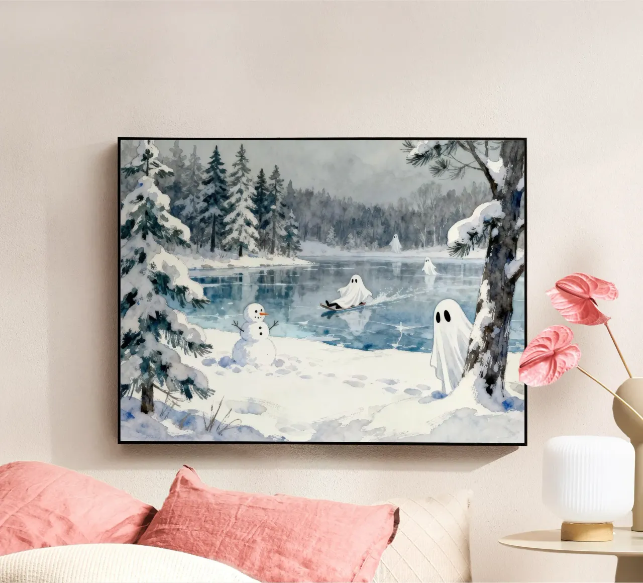 Spooky Ghost plexiglass da EverLuvv Studio