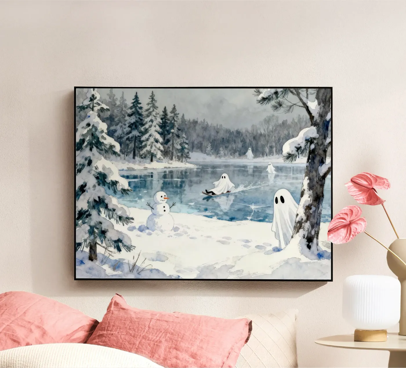 Spooky Ghost plexiglas de EverLuvv Studio