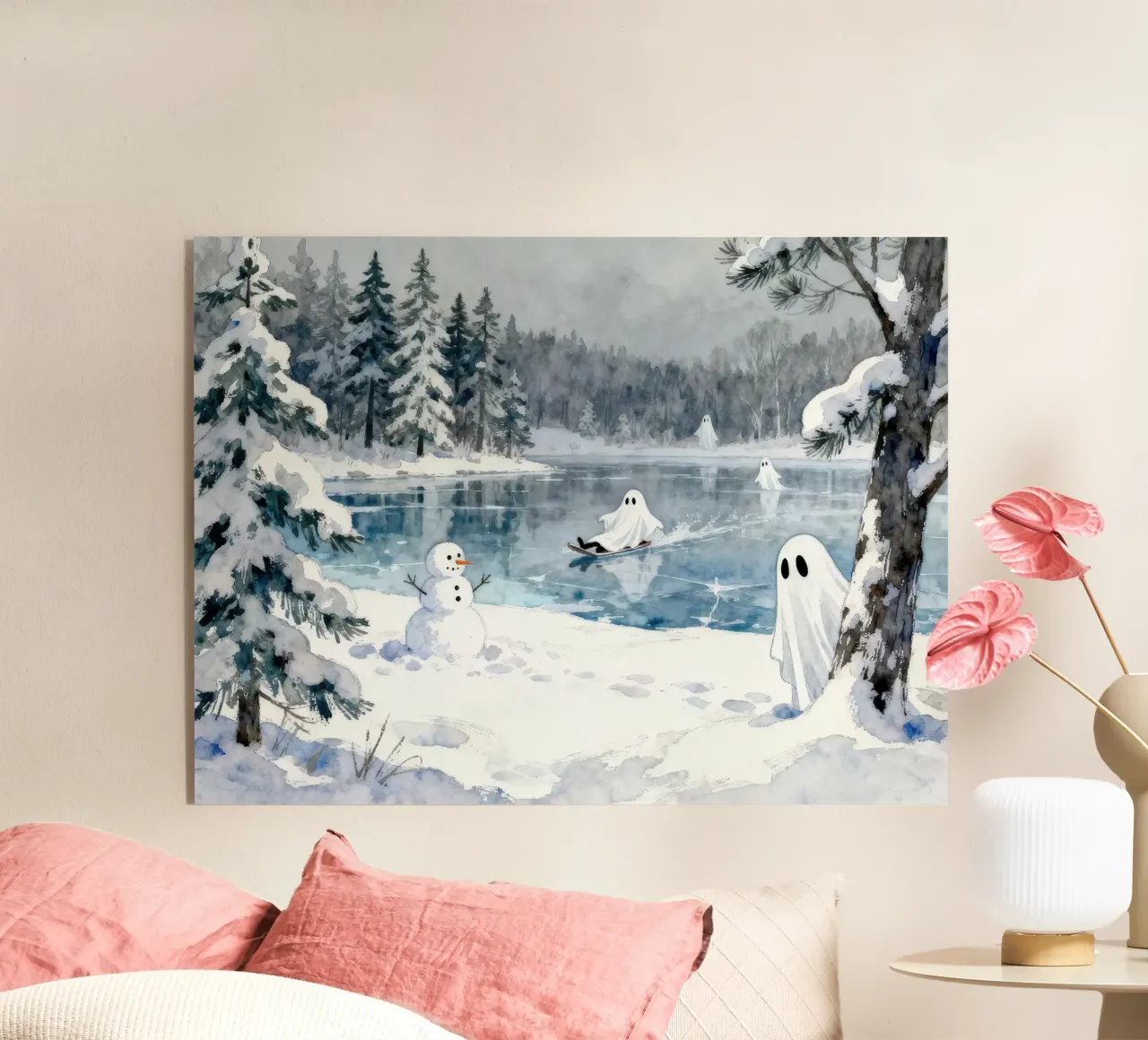 Spooky Ghost plexiglass da EverLuvv Studio