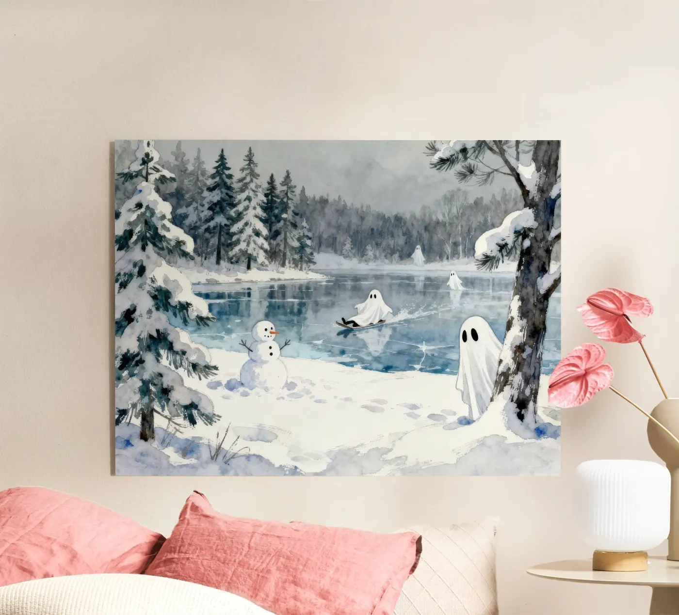 Spooky Ghost plexiglas de EverLuvv Studio