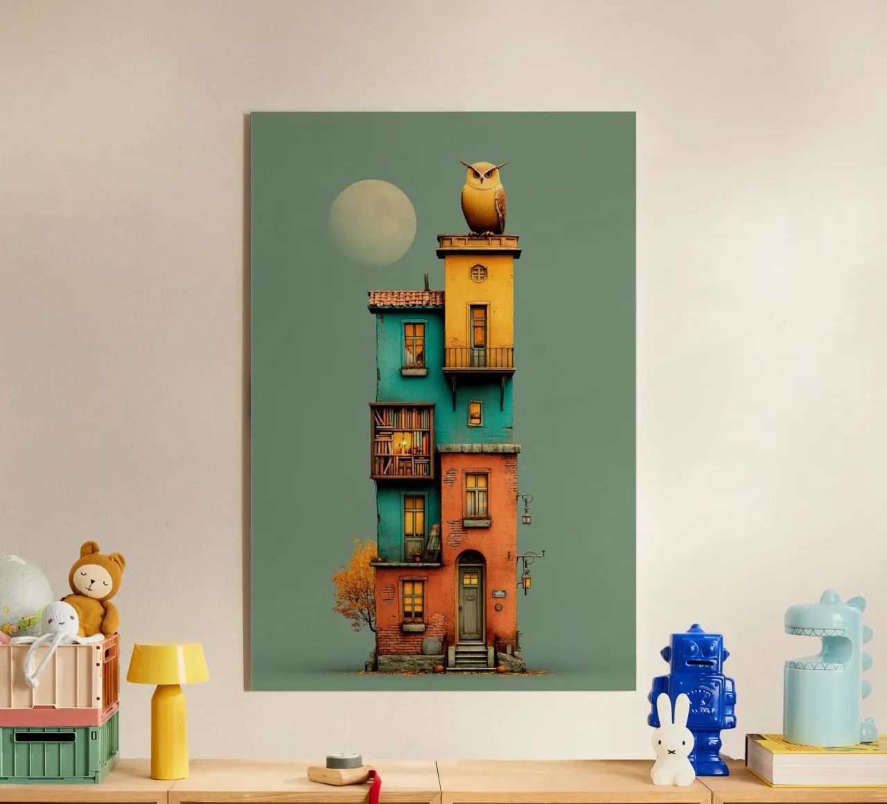 Owl Library plexiglass da wonderfolk