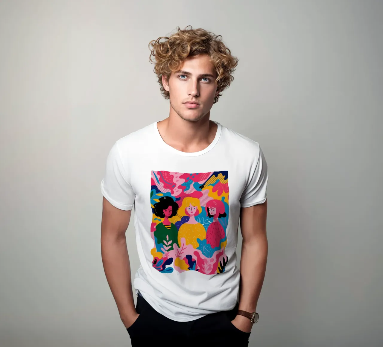 Sorellanza in fiore t-shirt da Solace Light