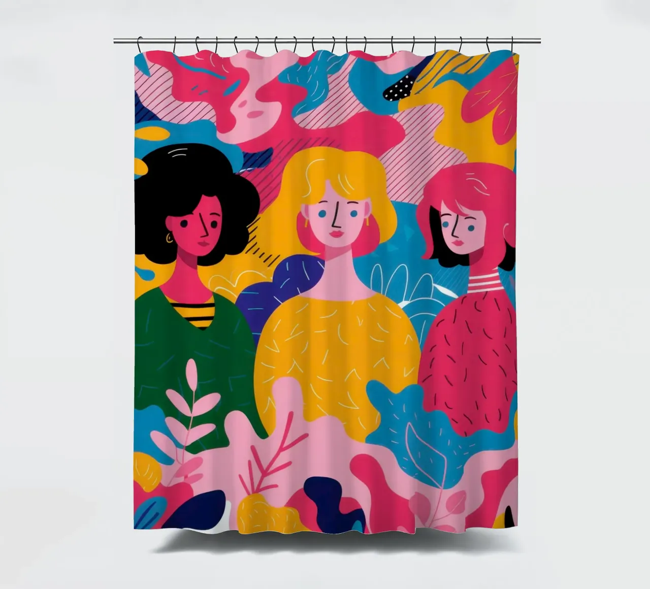 Sorellanza in fiore tenda da doccia da Solace Light