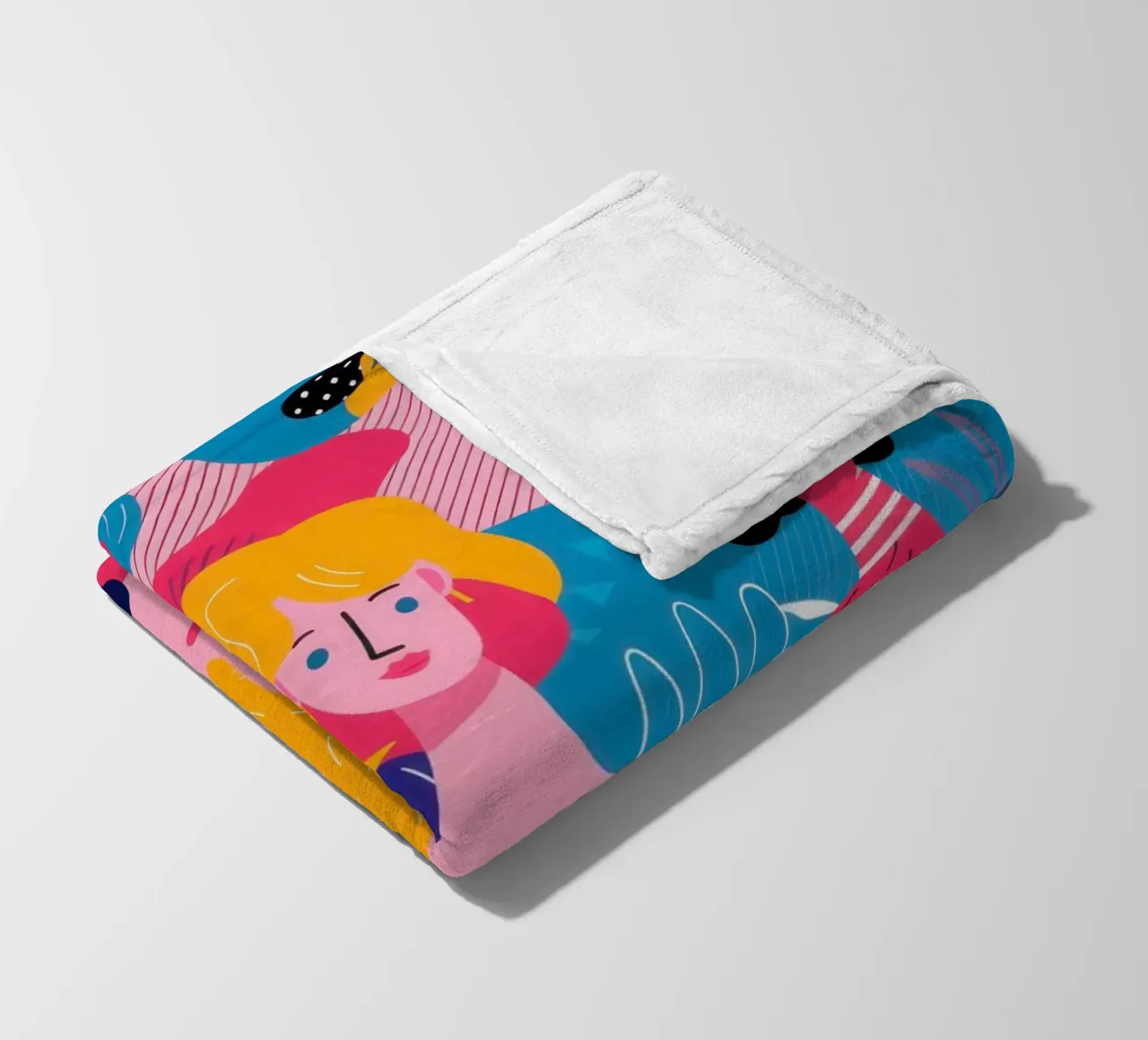 Sorellanza in fiore coperta in pile da Solace Light