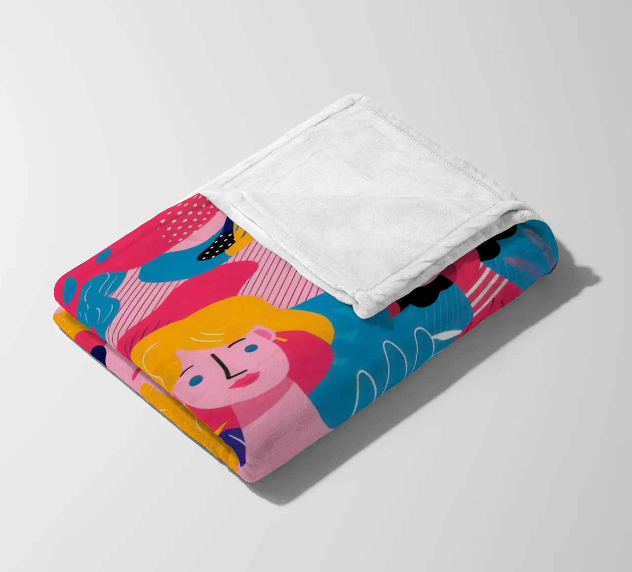 Sorellanza in fiore coperta in pile da Solace Light
