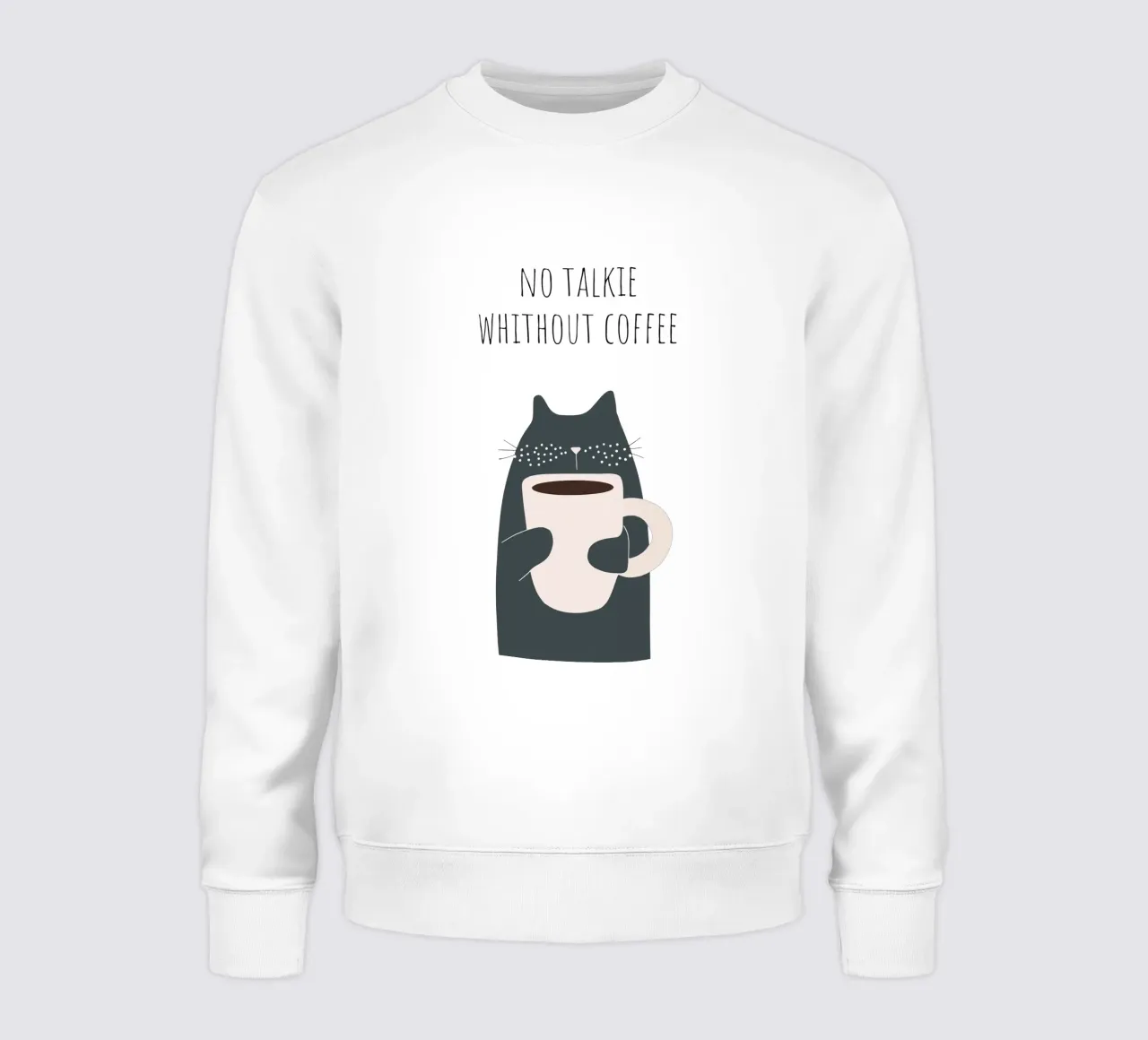 Non si parla senza caffè felpa da Imaginative