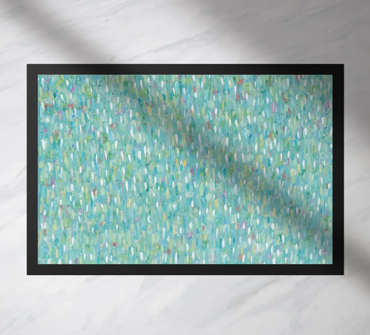 Clean Rainfall doormat by Helen Joynson